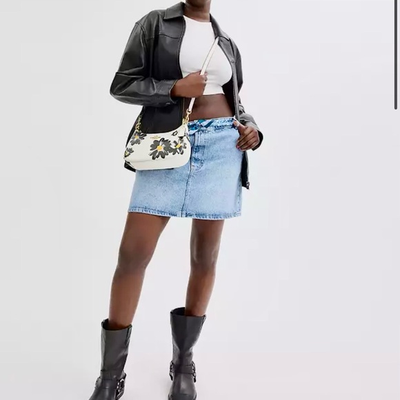 Coach Teri Shoulder Bag Crossbody Purse With Floral Print - Picture 16 of 16